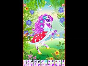 Baby unicorn dress up