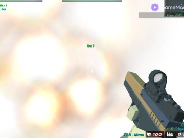 Blocky Shooting Arena 3D Pixel Combat