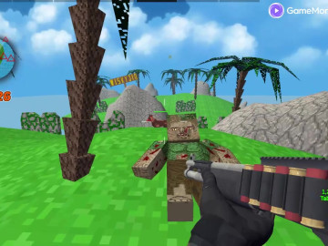 Blocky Zombie Shooting