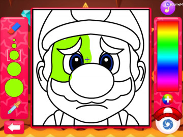 Cheerful Plumber Coloring