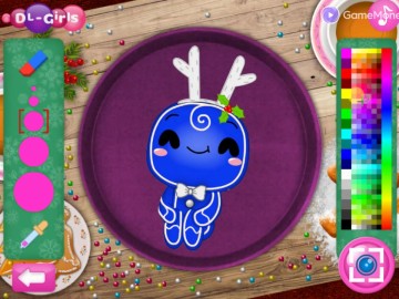 Christmas Gingerbread Color Me