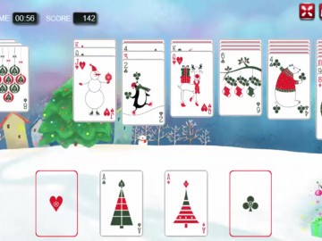 Christmas Klondike Solitaire