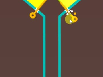 Colored Water & Pin Game