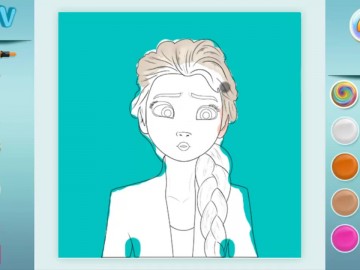 Coloring Book For Elsa