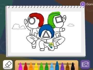 Coloring Book Squid Game