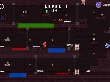 Fire Steve and Water Alex