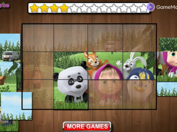 Masha Puzzle Time
