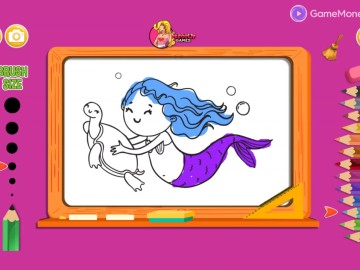 Mermaid Coloring Book