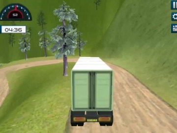 Modern OffRoad Uphill Truck Driving