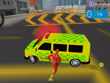 Superhero Police Speed Hero:Rescue Mission
